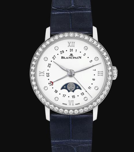 Blancpain Villeret Watch Review Quantième Phases de Lune Replica Watch 6106 4628 55A